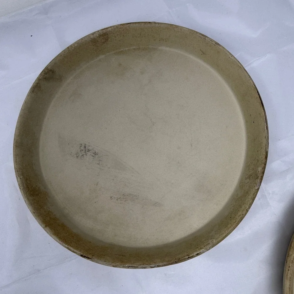 Pampered Chef Deep Dish Baker 124 Natural Stoneware 11 Inch Made in USA